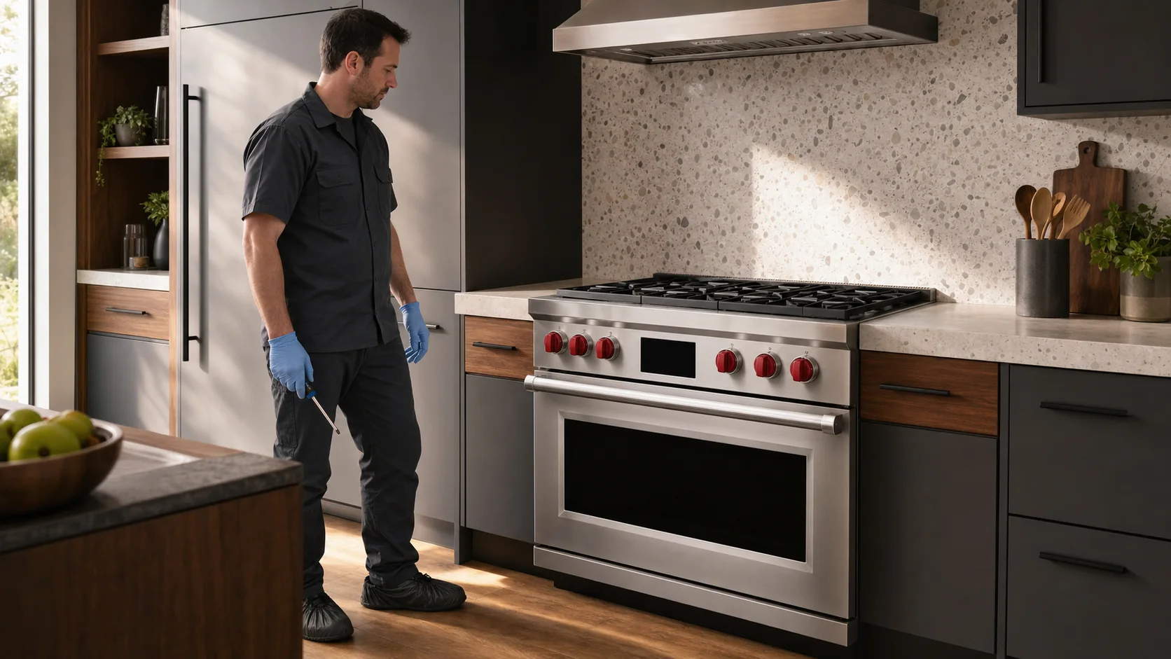 Wolf range and oven repair in Denver
